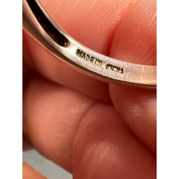 Vintage Sterling Silver Amethyst Floral Cluster Ring – Size 8 (Fits 8–8.5) - Picture 15 of 16